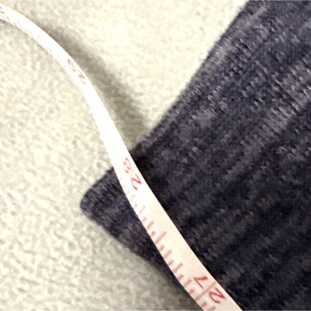 Lori Goldstein LOGO Womens Jogger Pants S Heathered Navy With Ankle Zip Longe - Picture 8 of 8